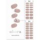 ohora Semi Cured Gel Nail Strips in Cream Beige - Salon-Quality Long Lasting Easy to Apply & Remove - Includes 2 Prep Pads Nail File & Wooden Stick - Beige