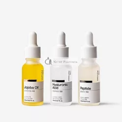   The Potions Deep Hydration Trio Jojoba Oil Serum Hyaluronic Acid Ampoule Peptide Ampoule Korean Skincare Cruelty-free Hypoallergenic
