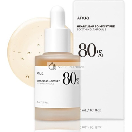 ANUA Heartleaf 80% Soothing Ampoule 30ml - Face Skin Calm Serum Hydrating Panthenol B5 Calming Treatment Essence for Combination, Sensitive, Normal Skin - Korean Skincare
