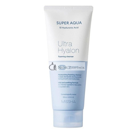 Missha Super Aqua Ultra Hyalron Cleansing Foam 6.76 Fl Oz