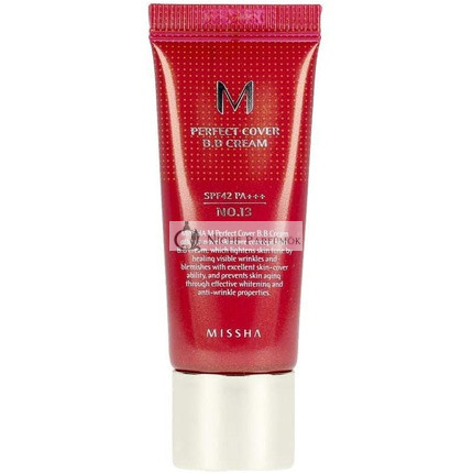 MISSHA M Perfect Cover BB Cream SPF42 Pa+++, No.13 Bright Beige 20ml