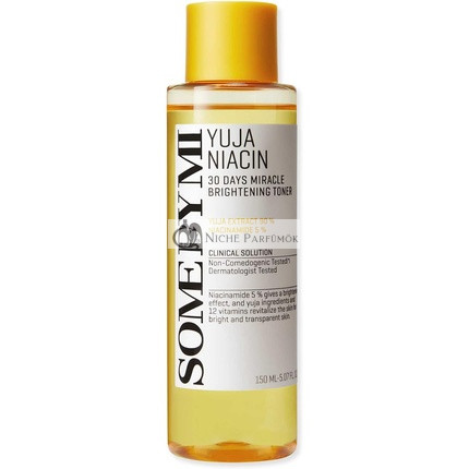 SOME BY MI 2024 Yuja Niacin 30 Days Miracle Brightening Toner 5.07Oz 150ml