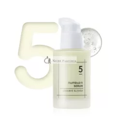   numbuzin No.5 Goodbye Blemish Serum Vitamin C Niacinamide Antioxidant Brightening Hyperpigmentation Dark Spots Acne Scars Lightweight Gel Korean Skin Care for Face 1.69 fl oz
