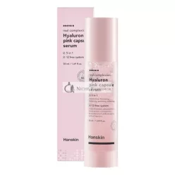   Hanskin Real Complexion Hyaluron Pink Capsule Serum with Vitamin B12 Intensive Moisture Deep Hydration Hyaluronic Acid 50ml