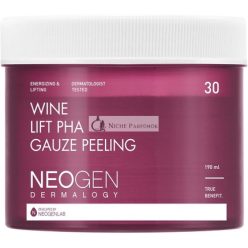   DERMALOGY by NEOGENLAB Wine Lift PHA Gauze Peeling Pads - Exfoliating Revitalizing Firming with AHA BHA PHA LHA Wine Peptide Collagen Korean Skin Care