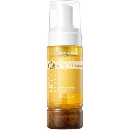 DERMALOGY by NEOGENLAB Real Fresh Cleansing Foam Heartleaf 5.64 oz 160g - Vegan Cruelty Free Soothing Cleanser for Sensitive Skin Korean Skin Care