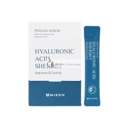   MIZON Peeling Scrubs with Hyaluronic Acid, Baking Powder and Menthol Gentle Exfoliation Moisture 40 Pouches 7oz