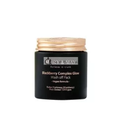   Mary & May Vegan Blackberry Complex Glow Wash Off Mask 125g - Blackhead Care Clean Pores Sebum Control Creamy Hydration Clay Korean Facial