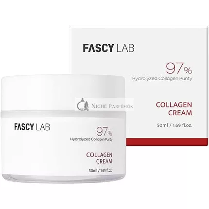 FASCY LAB Collagen Cream Anti-Aging Cream with Hydrolyzed Collagen and Niacinamide 1.69 Fl.Oz.