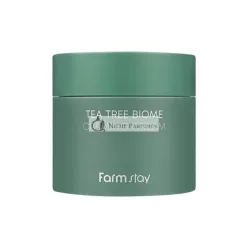   FARMSTAY Tea Tree Biome Calming Cream Daily Face Moisturizer Korean Skin Care Calming and Hydrating Cream for Dry Sensitive Skin Wrinkle Improvement 2.70 Fl. Oz / 80ml