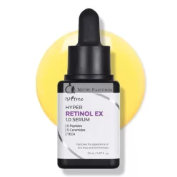   ISNTREE Hyper Retinol EX 1.0 Serum 20ml with 5 Peptides and 5 Ceramides Helps Reduce Fine Lines