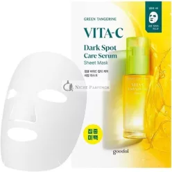   Goodal Green Tangerine Vita C Essense Serum Sheet Mask Dark Spot Treatment Hyperpigmentation