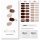 ohora Semi Cured Gel Nail Strips N Roasting - Works with Any Nail Lamps Salon-Quality Long Lasting Easy to Apply & Remove - Includes 2 Prep Pads Nail File & Wooden Stick