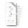 Ohora Semi Cured Gel Nail Strips Silky Marble - White Patterned