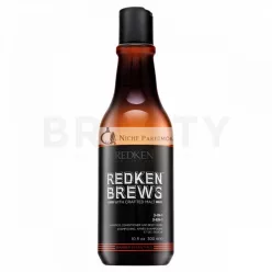   Redken Brews 3-in-1 Shampoo, Conditioner and Body Wash for All Hair Types 300 ml