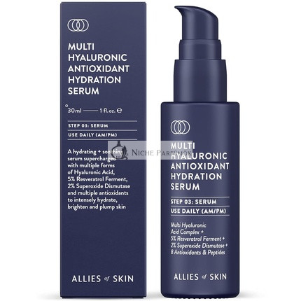 Allies Of Skin Multi Hyaluronic Antioxidant Hydration Serum with Niacinamide