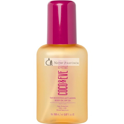 Coco & Eve Tan Boosting Anti-Aging Body Oil SPF30 Tanning Accelerator Spray 150ml