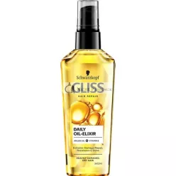   Schwarzkopf Gliss Daily Oil Elixir for Daily Use with Argan Oil and Vitamin E 75ml