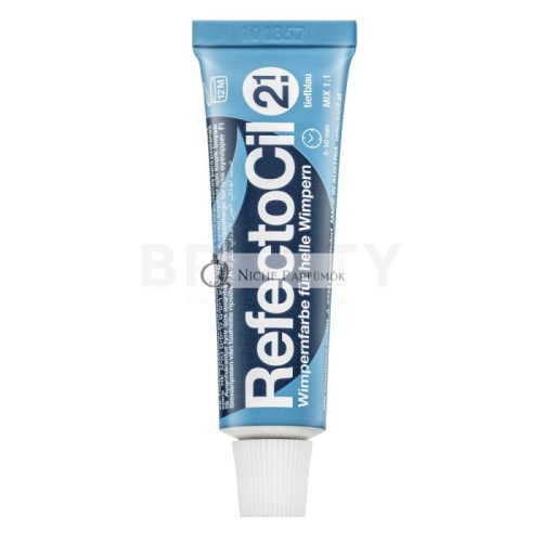 RefectoCil Eyelash And Eyebrow Tint Color for Eyebrows and Eyelashes 2.1 Dark Blue 15 ml