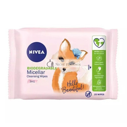 Nivea 3in1 Micellar cleansing skin wipes for all skin types 25pcs