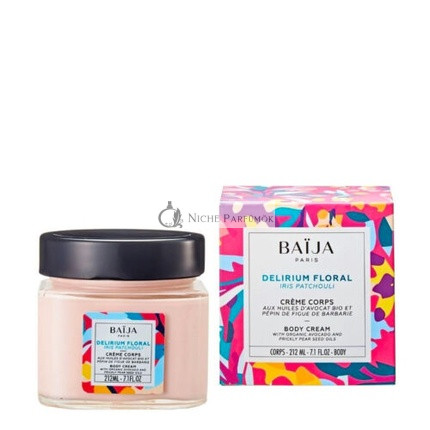 Baija Paris Delirium Floral Body Cream 212ml Iris and Patchouli