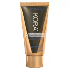   KORA Organics Turmeric Brightening & Exfoliating Mask Multi-Use Facial Scrub Polish & Illuminate Certified Organic Exfoliating Face Mask Cruelty Free 1.01 fl oz