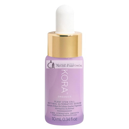 KORA Organics Plant Stem Cell Retinol Alternative Serum Repair Signs of Aging Promotes Radiant Skin Certified Organic Plant Based Cruelty Free 0.34 fl oz