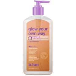   b.tan Face & Body Clear Self Tan Gel Glow Your Own Way Hydrated Ultra Hydrating Transfer-Resistant Gradual Self Tanning 8 Fl Oz