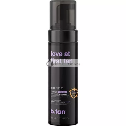 b.tan Love At First Tan Darker Fast Sunless Tanner Mousse 6.7 Fl Oz