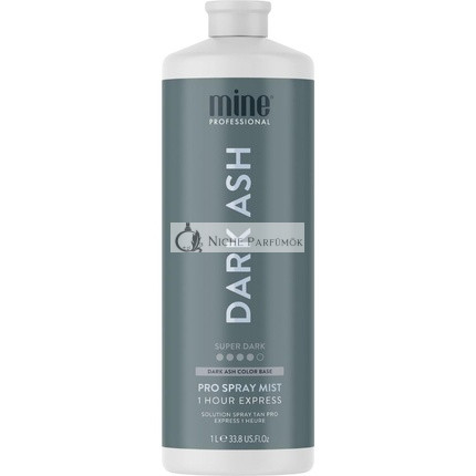 MineTan Dark Ash Sunless Tanning Solution 33.8 Fl Oz