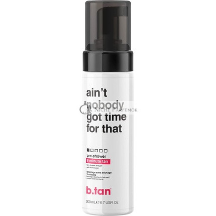 b.tan Pre-Shower Fake Tan Fast Sunless Tanner Mousse 200ml