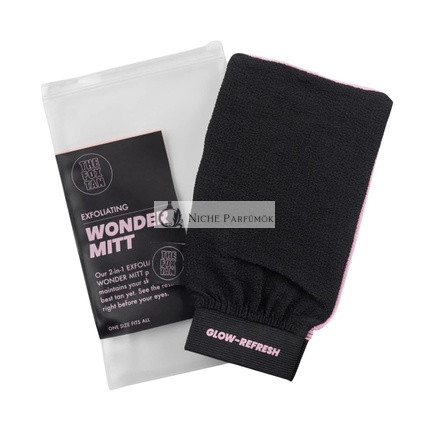 The Fox Tan Exfoliating Wonder Mitt 2-in-1 Body Exfoliating Glove for Removing Self-Tanner for Smooth Skin and Longer Lasting Tan