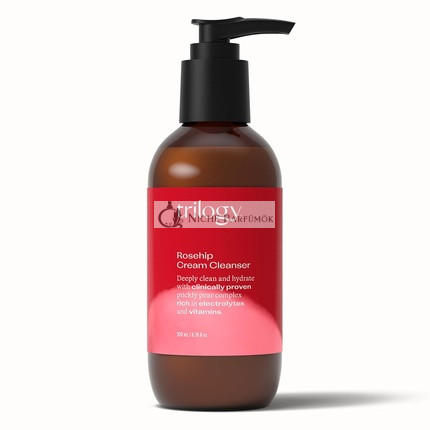 Trilogy Rosehip Cream Cleanser Hydrating Facial Cleanser with Prickly Pear Complex 6.76 fl oz