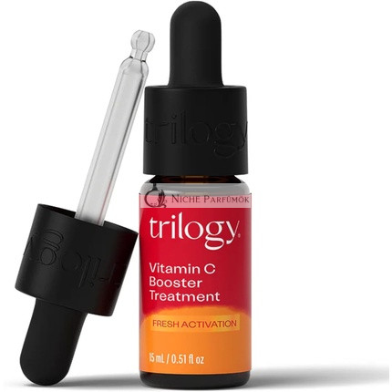 Trilogy Vitamin C Booster Treatment 15ml for Dull Skin Intense Two-Week Brightening Solution with 6% Vitamin C Hyaluronic Acid & Daisy Made in New Zealand Clean Natural Beauty