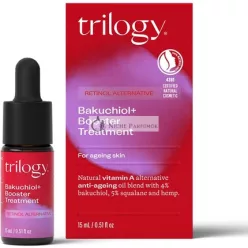   Trilogy Vitamin Bakuchiol+ Booster Treatment 15ml For Ageing Skin Natural Vitamin A Alternative Anti-Ageing Oil Blend with 4% Bakuchiol & 5% Squalane Made in New Zealand
