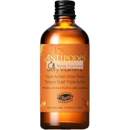 Glory Vitamin C Triple-Action Glow Toner Vegan Skincare AHA
